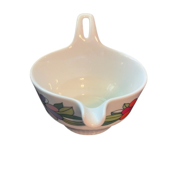 Kaiser MCM 1970s Modern Floral Creamer Unique Form - Picture 2 of 11